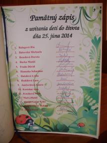 uvítanie detí jún 2014 uvítanie detí jún 2014